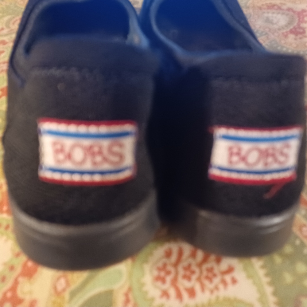 Bobs By Skechers Memory Foam 8 38 Black Flats Loa… - image 3